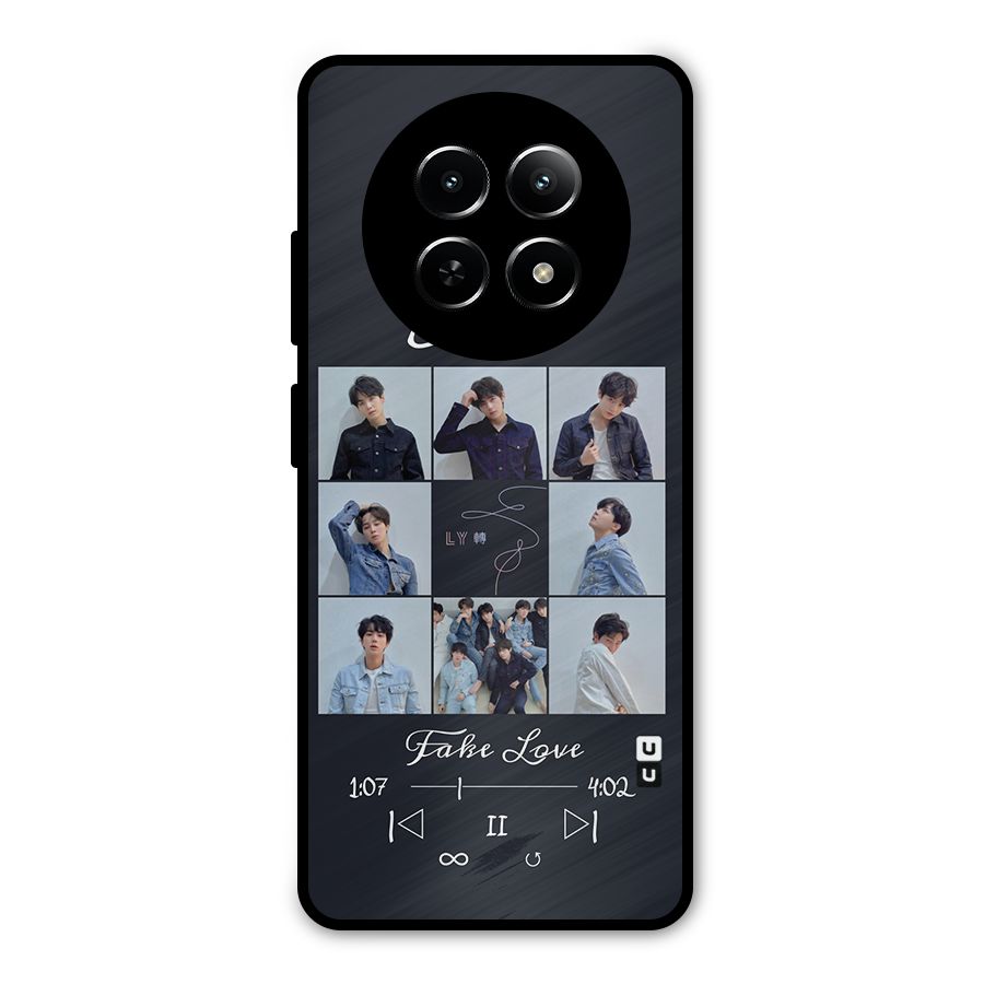 BTS Fake Love Metal Back Case for Realme Narzo 70x 5G