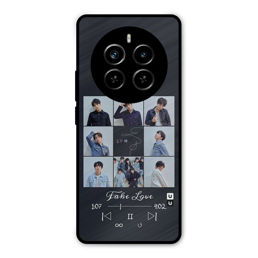 BTS Fake Love Metal Back Case for Realme P1 Pro