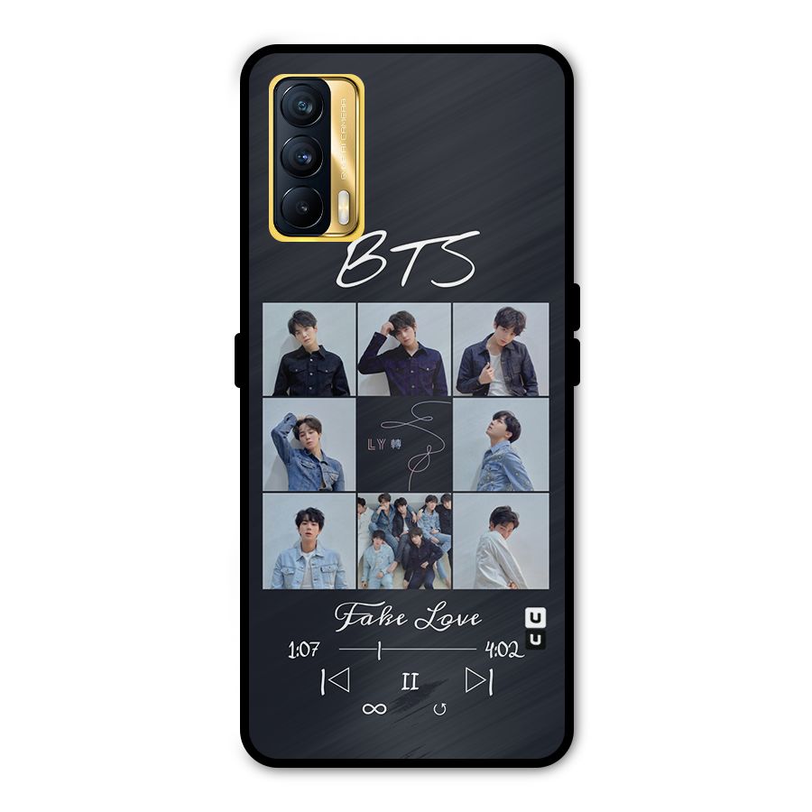 BTS Fake Love Metal Back Case for Realme X7