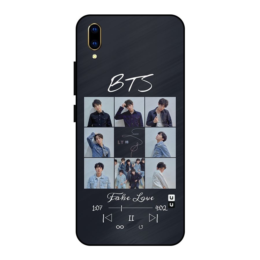 BTS Fake Love Metal Back Case for Vivo V11 Pro