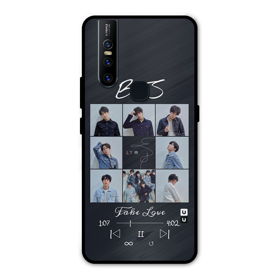BTS Fake Love Metal Back Case for Vivo V15