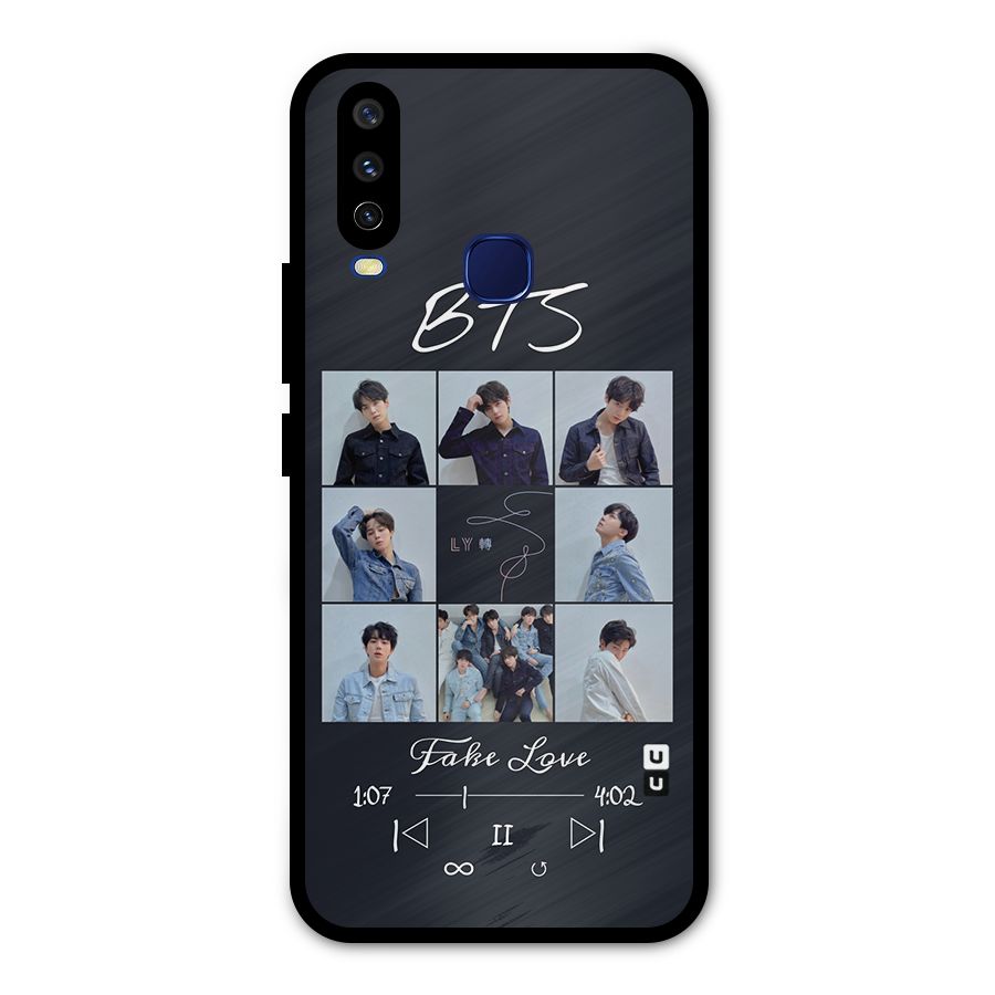 BTS Fake Love Metal Back Case for Vivo V17