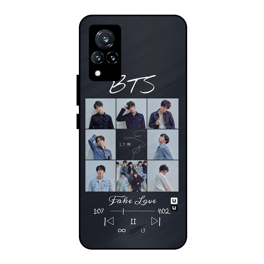 BTS Fake Love Metal Back Case for Vivo V21 5G