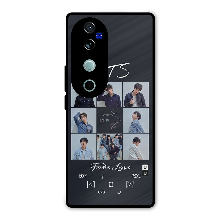 BTS Fake Love Metal Back Case for Vivo V40