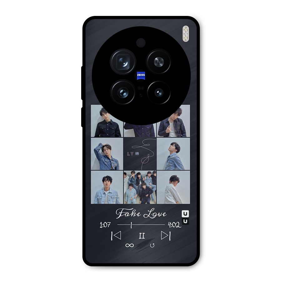 BTS Fake Love Metal Back Case for Vivo X200 Pro