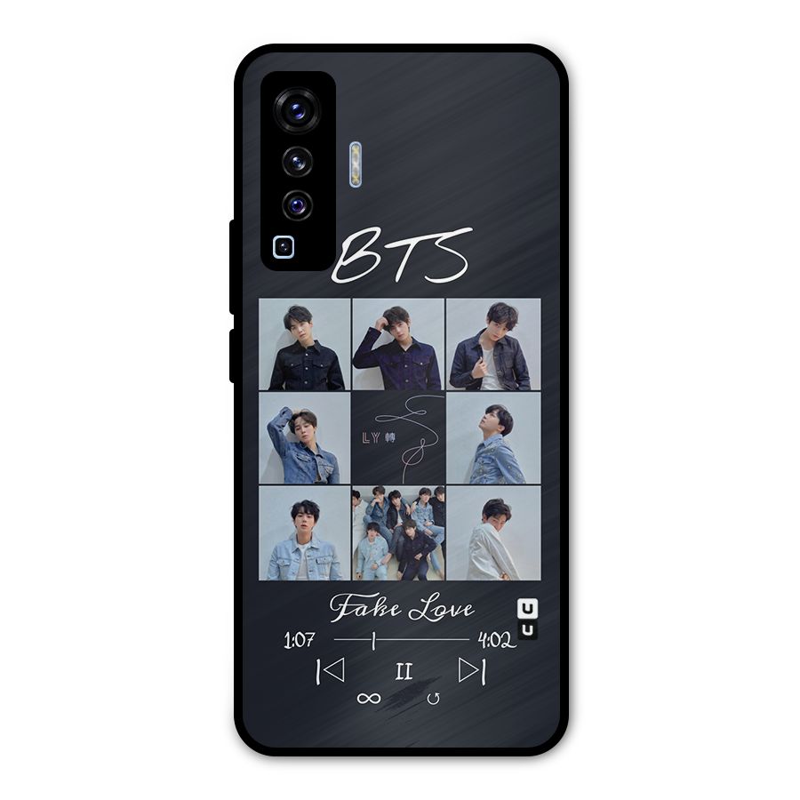 BTS Fake Love Metal Back Case for Vivo X50