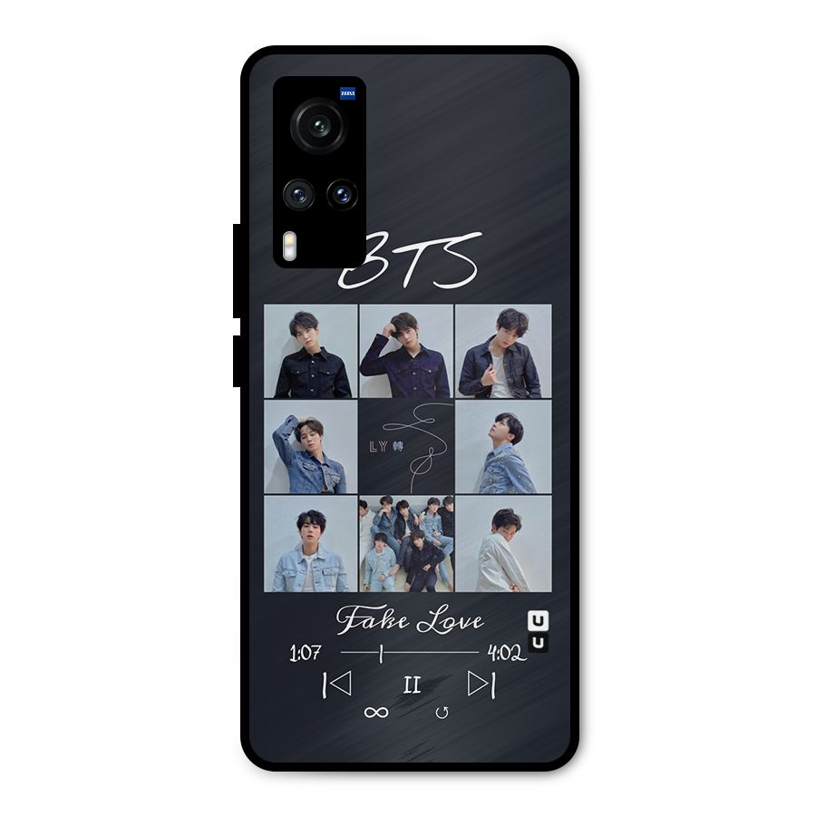 BTS Fake Love Metal Back Case for Vivo X60