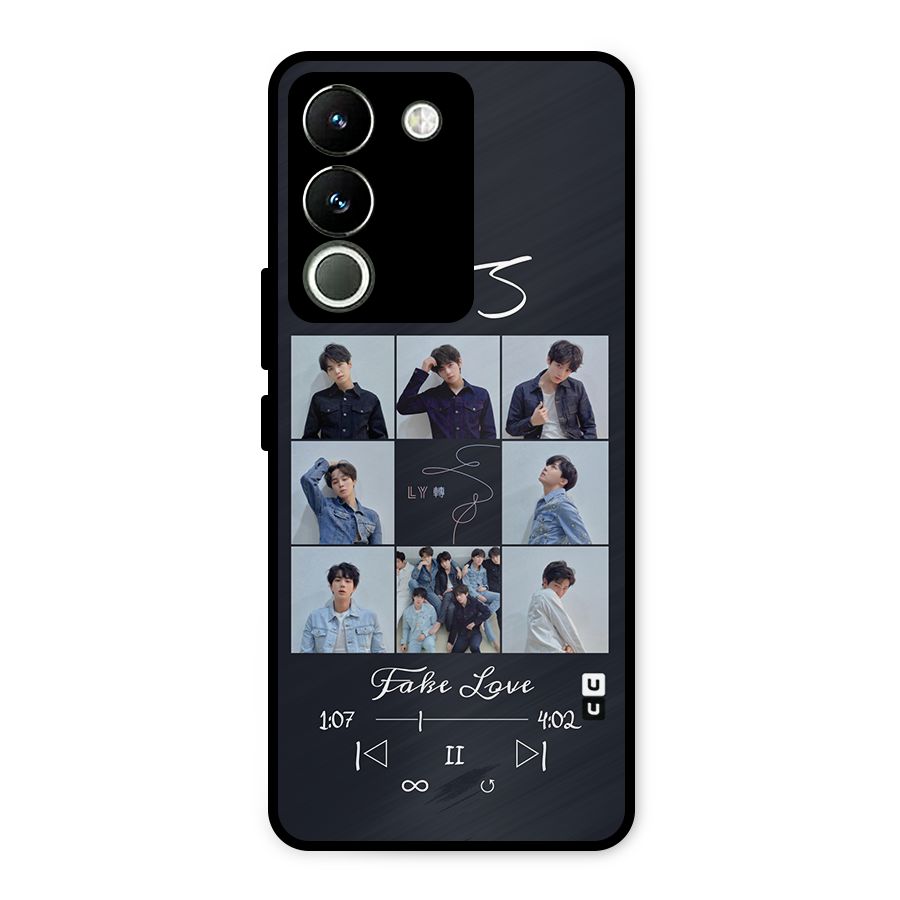 BTS Fake Love Metal Back Case for Vivo Y200