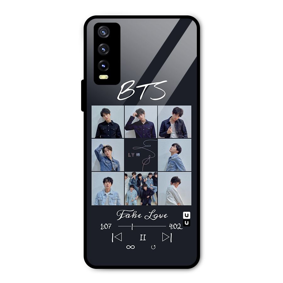BTS Fake Love Metal Back Case for Vivo Y20g