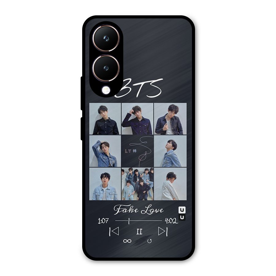 BTS Fake Love Metal Back Case for Vivo Y28