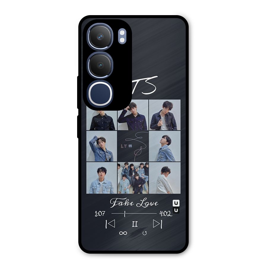 BTS Fake Love Metal Back Case for Vivo Y29