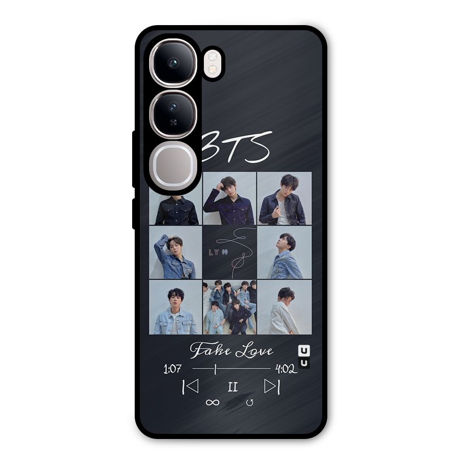 BTS Fake Love Metal Back Case for Vivo Y300