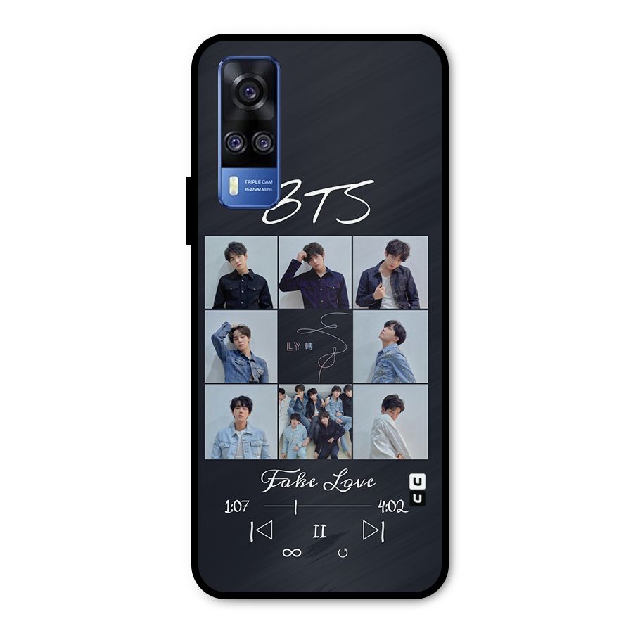 BTS Fake Love Metal Back Case for Vivo Y31