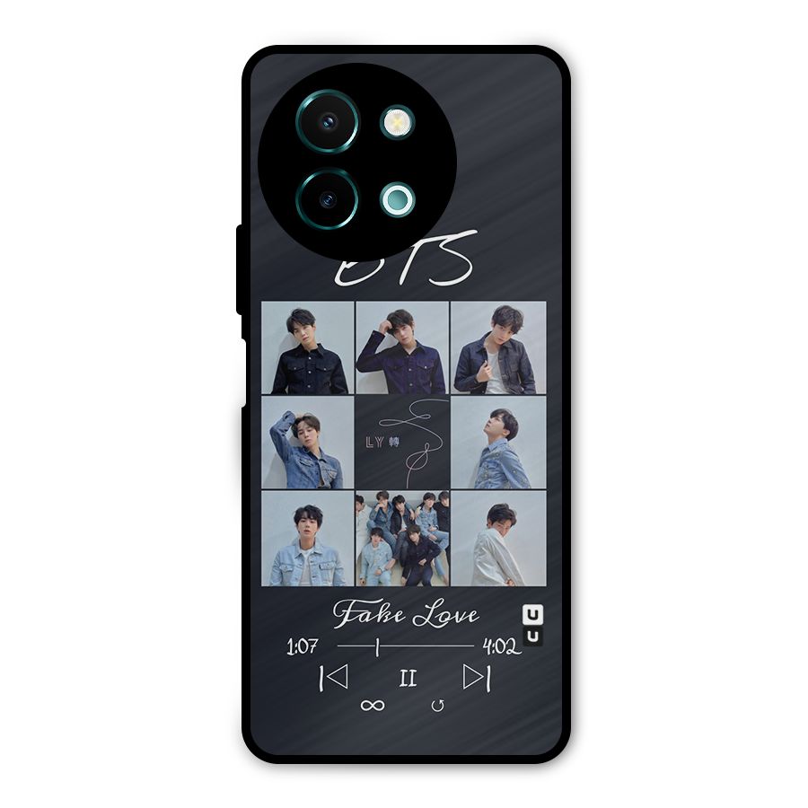BTS Fake Love Metal Back Case for Vivo Y58