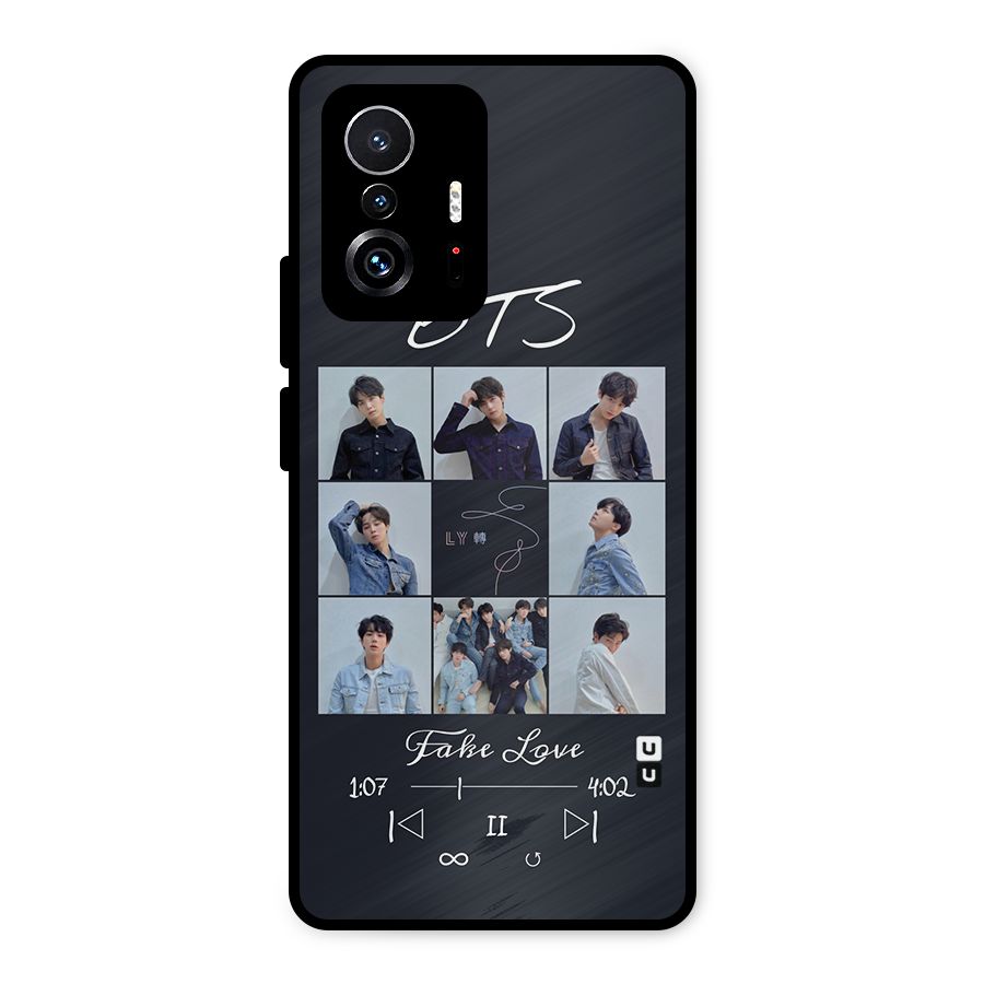 BTS Fake Love Metal Back Case for Xiaomi 11T Pro
