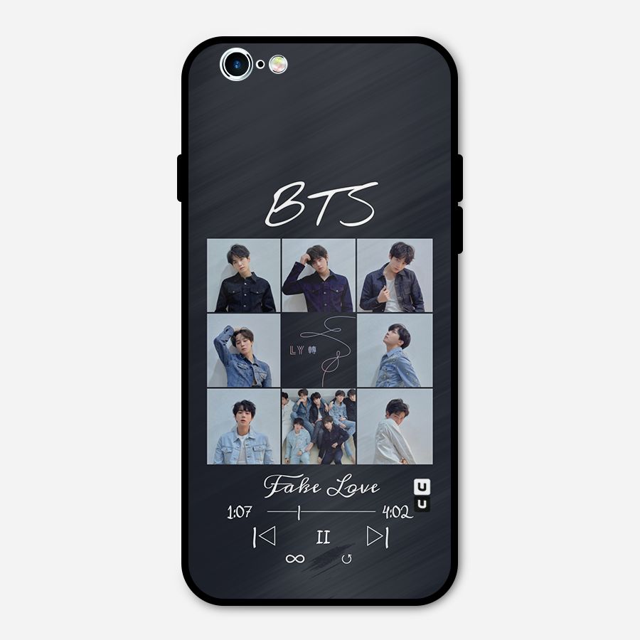 BTS Fake Love Metal Back Case for iPhone 6 6s