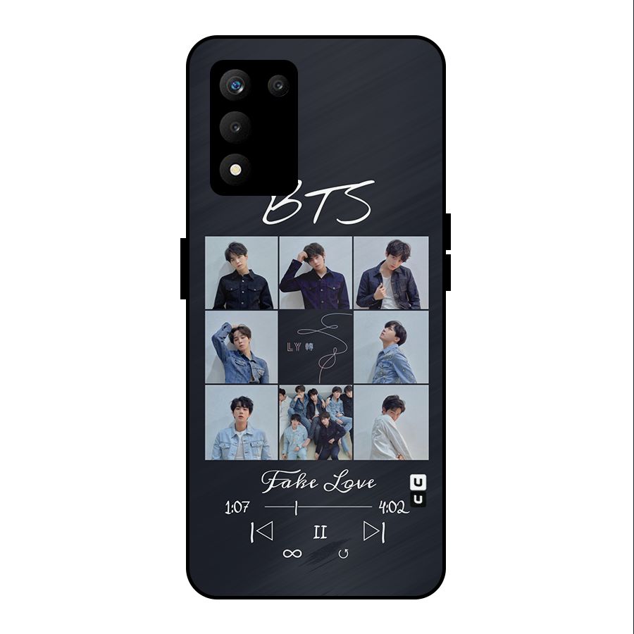 BTS Fake Love Metal Back Case for realme 9 5G SE