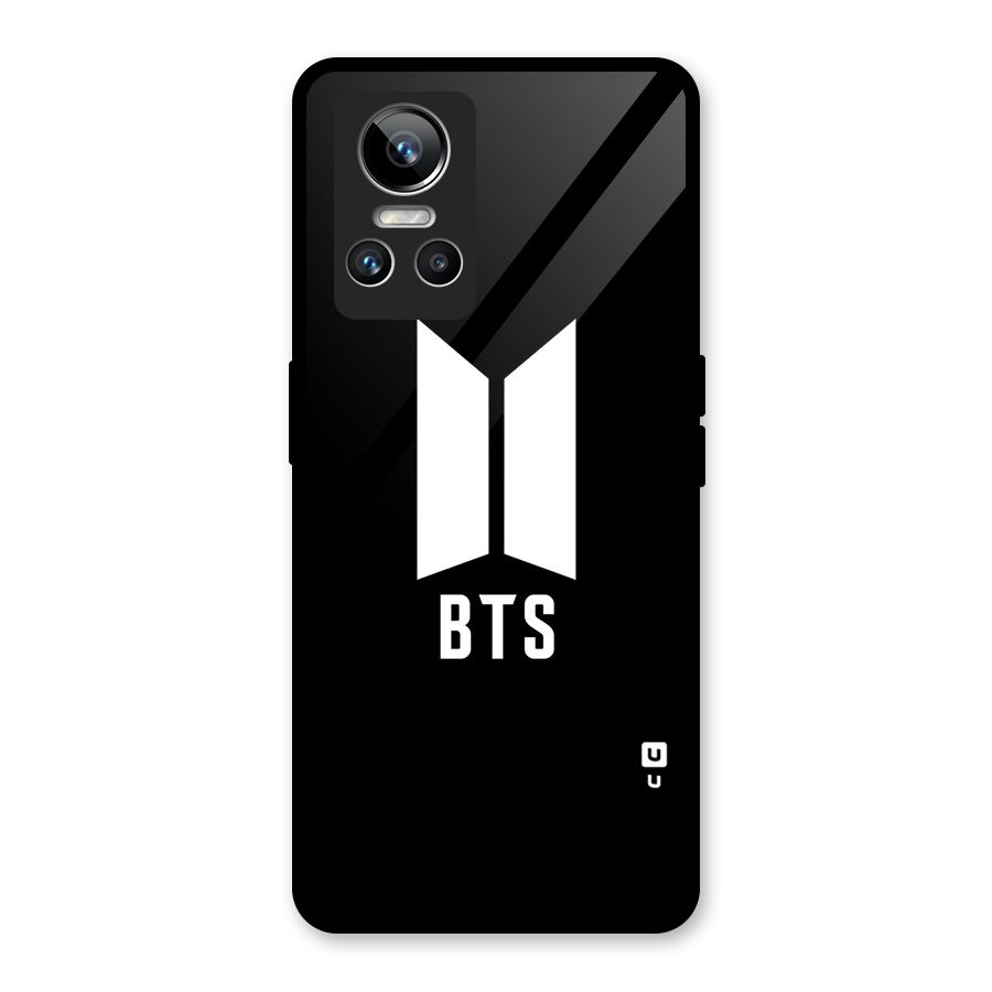 BTS Logo Black Glass Back Case for Realme GT Neo 3