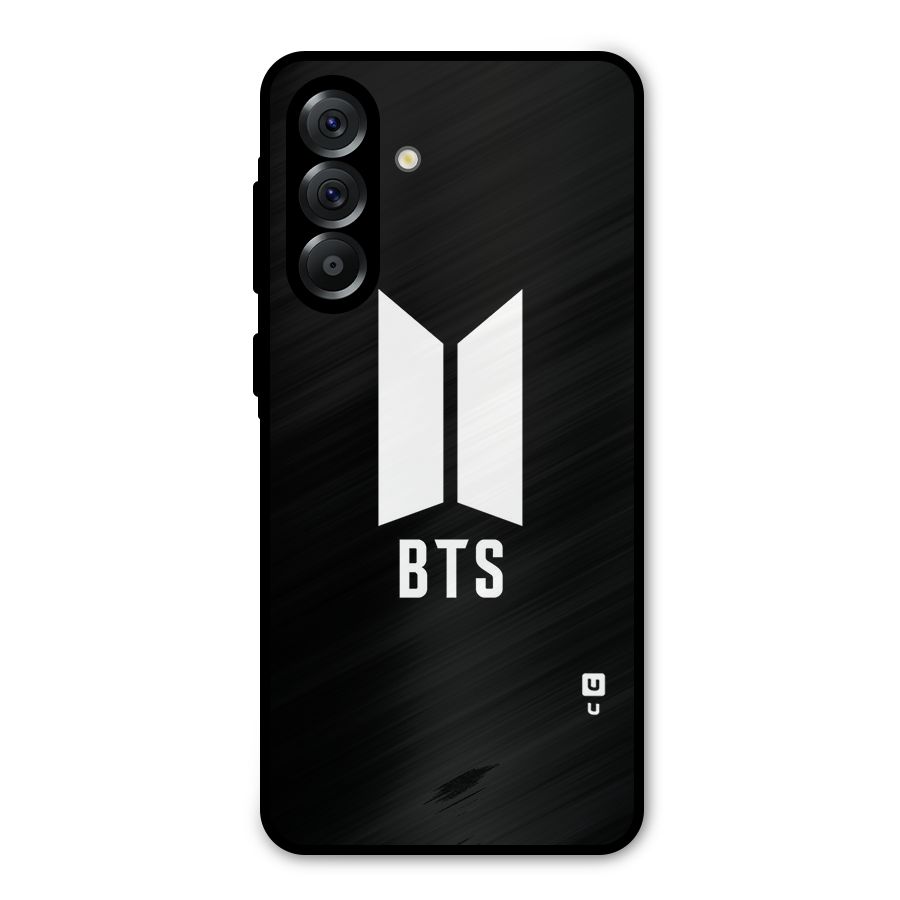 BTS Logo Black Metal Back Case for Galaxy A36