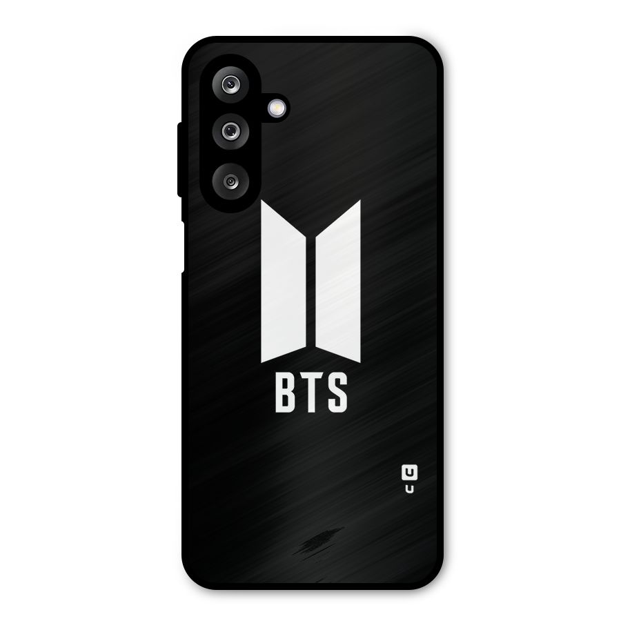 BTS Logo Black Metal Back Case for Galaxy M36