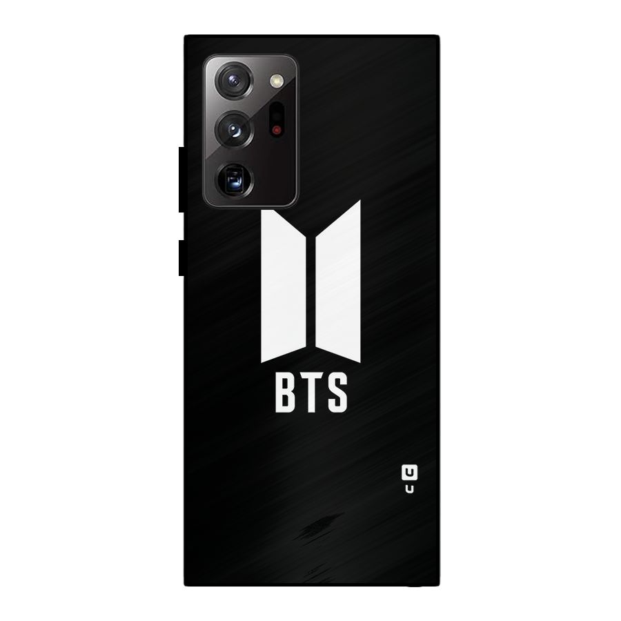 BTS Logo Black Metal Back Case for Galaxy Note 20 Ultra
