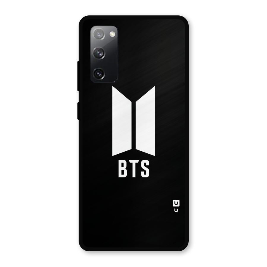 BTS Logo Black Metal Back Case for Galaxy S20 FE 5G
