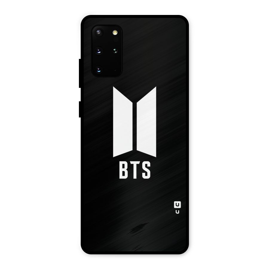 BTS Logo Black Metal Back Case for Galaxy S20 Plus