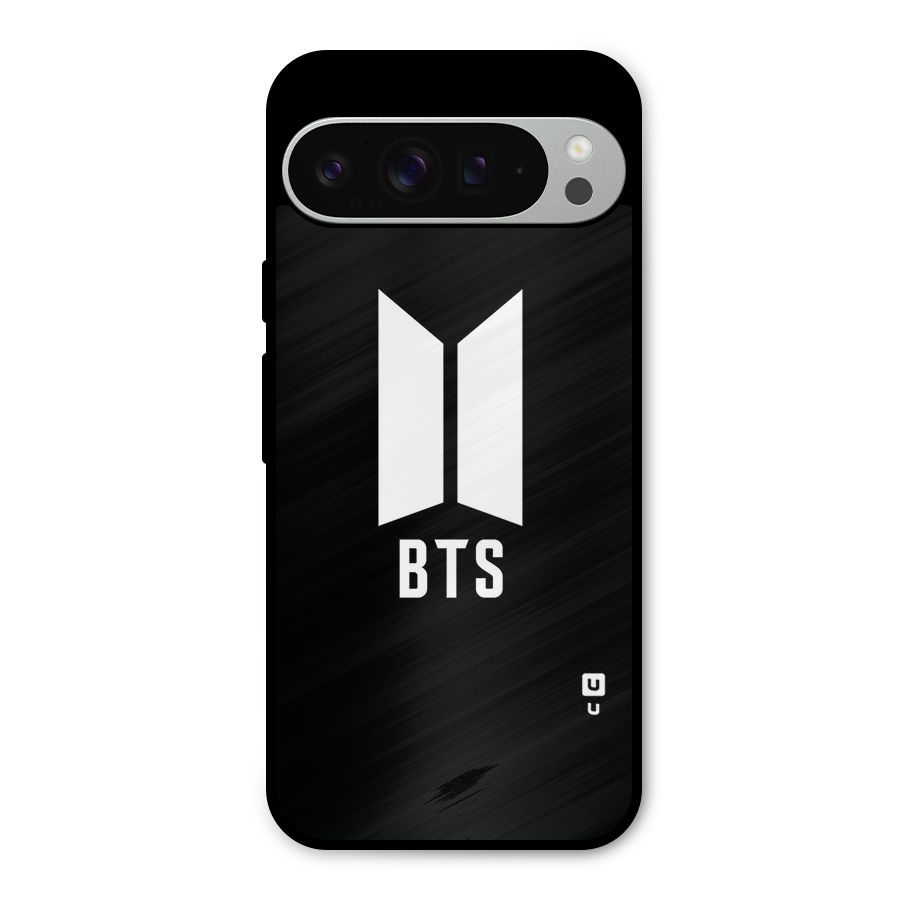 BTS Logo Black Metal Back Case for Google Pixel 9 Pro XL