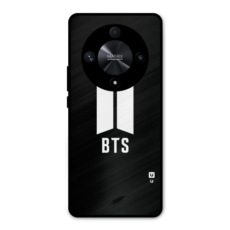 BTS Logo Black Metal Back Case for Honor X9b