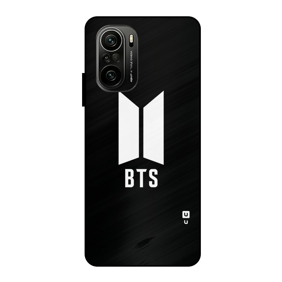 BTS Logo Black Metal Back Case for Mi 11X Pro