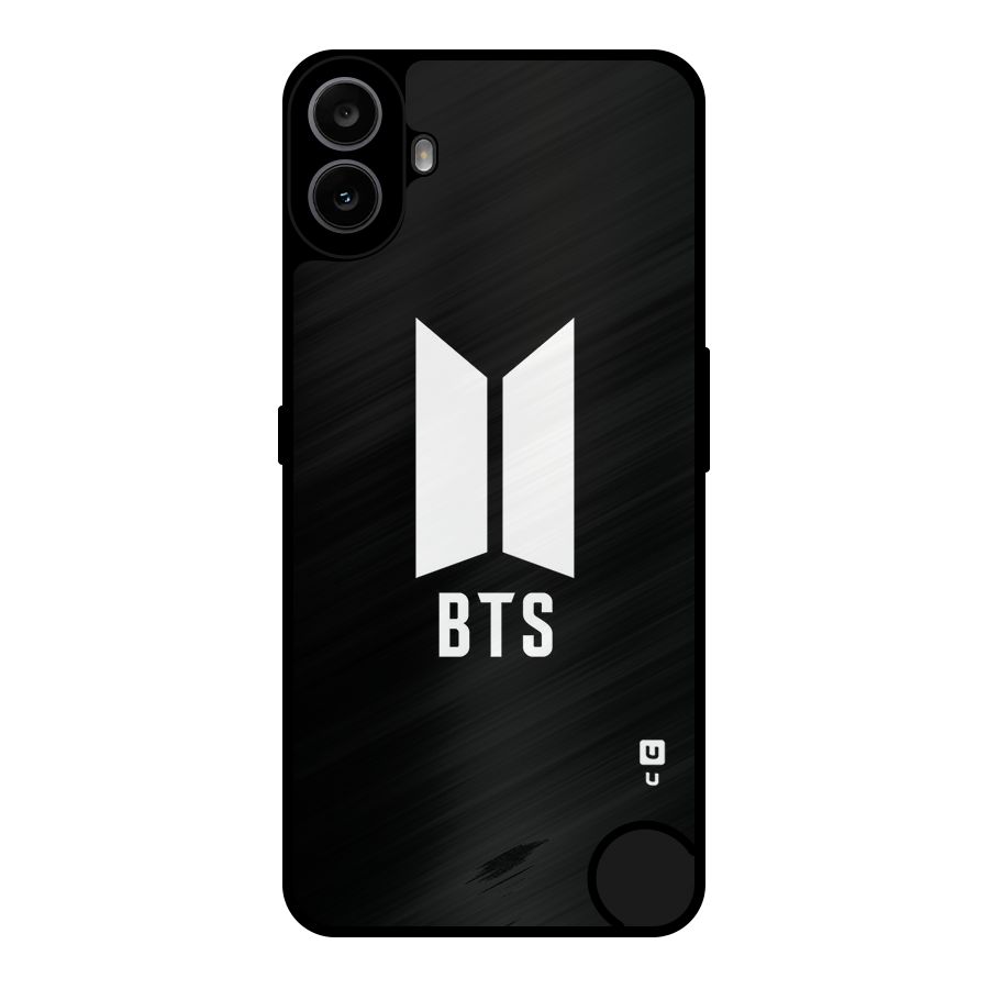 BTS Logo Black Metal Back Case for Nothing CMF Phone 1
