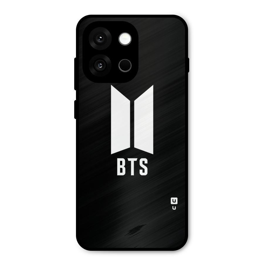 BTS Logo Black Metal Back Case for OnePlus 13s