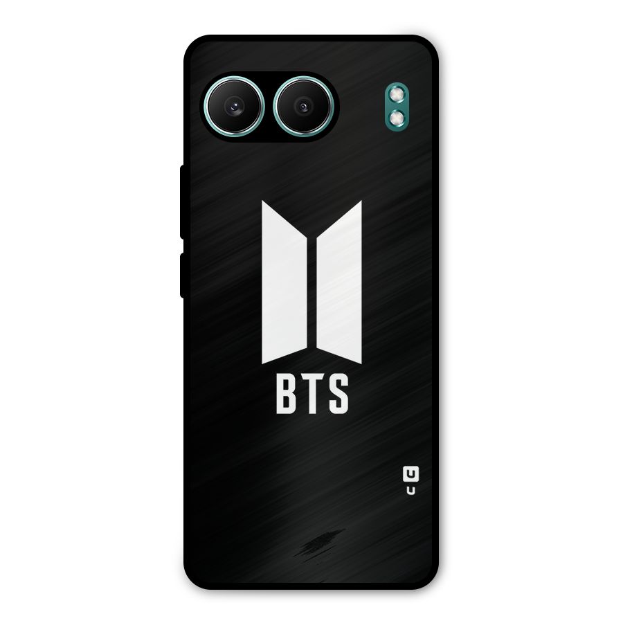 BTS Logo Black Metal Back Case for OnePlus Nord 4
