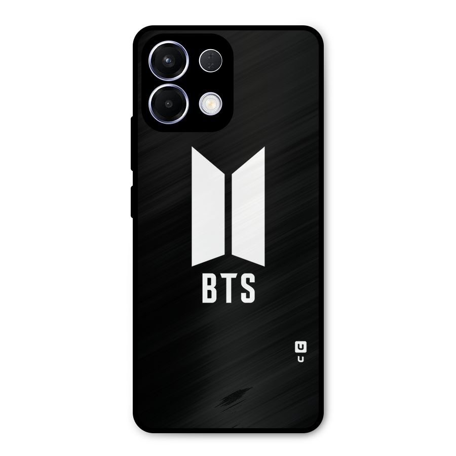 BTS Logo Black Metal Back Case for Oppo K13