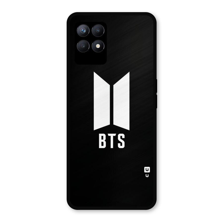 BTS Logo Black Metal Back Case for Realme Narzo 50