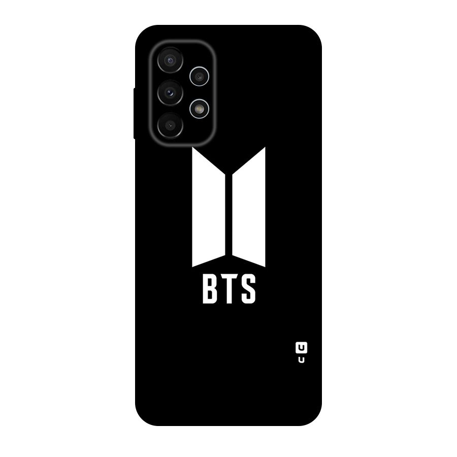 BTS Logo Black Original Polycarbonate Back Case for Galaxy A23