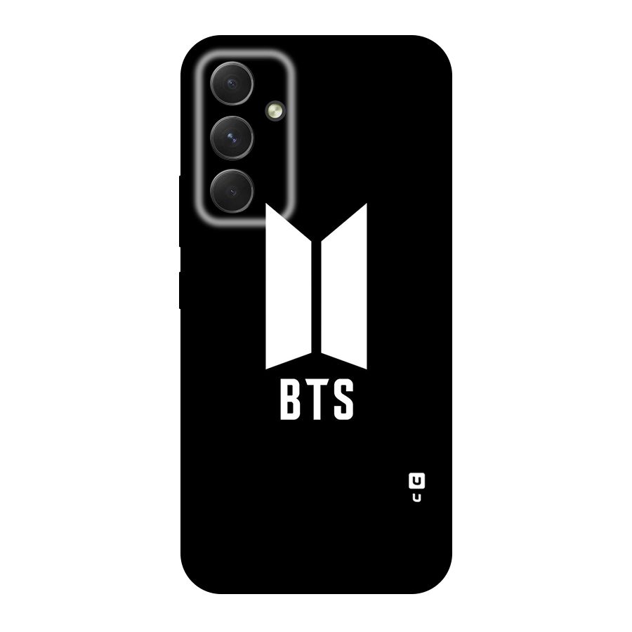 BTS Logo Black Original Polycarbonate Back Case for Galaxy A54