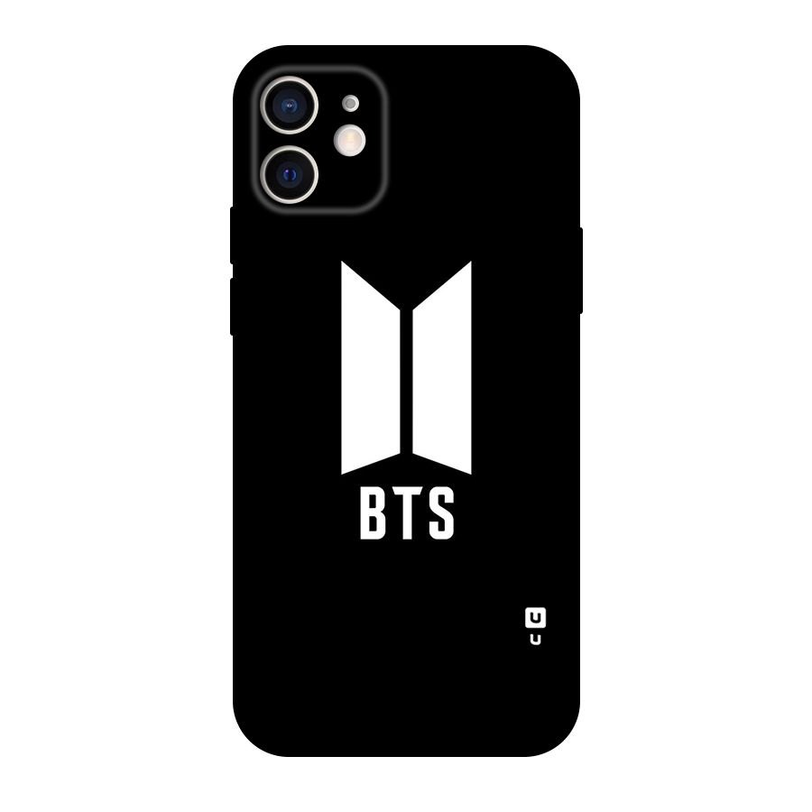 BTS Logo Black Original Polycarbonate Back Case for iPhone 12