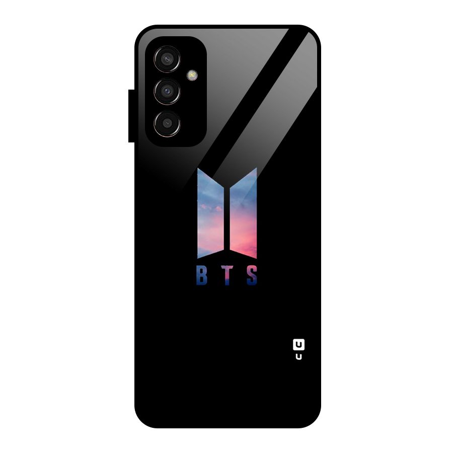 BTS Logo Sky Glass Back Case for Galaxy F13