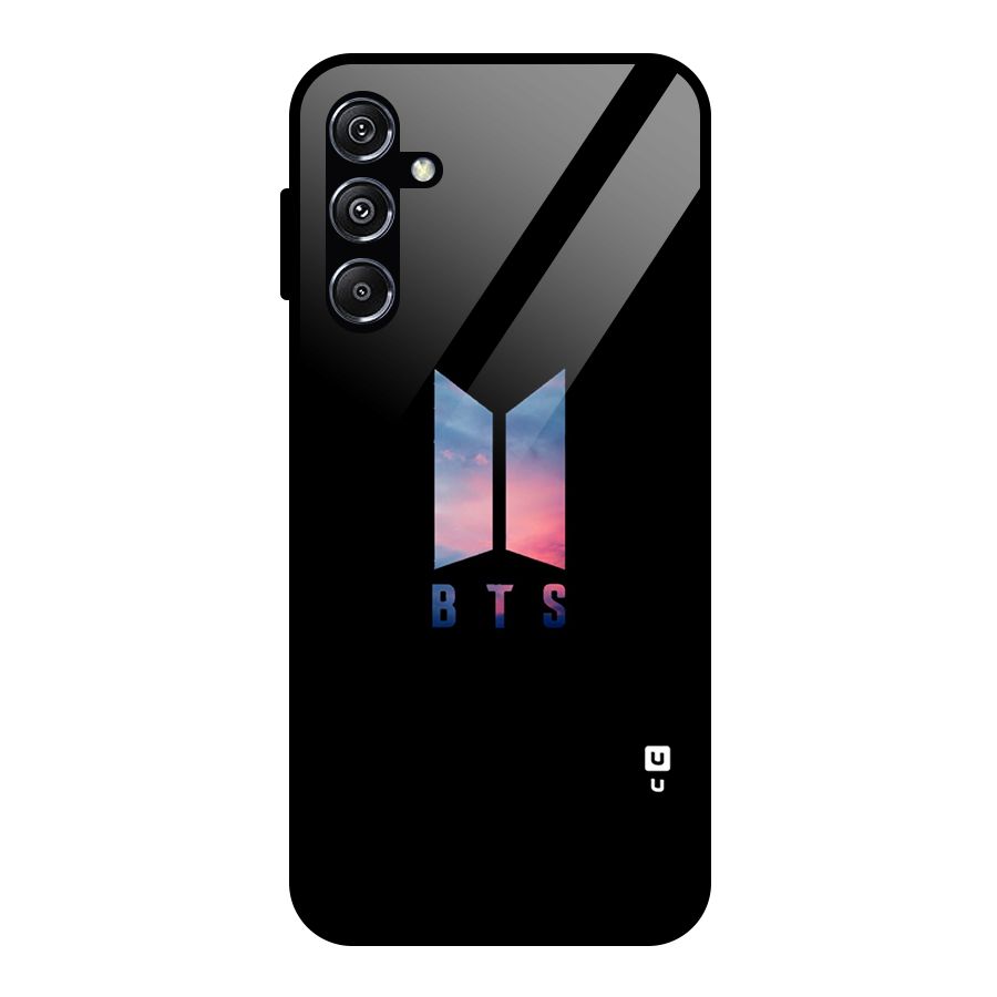 BTS Logo Sky Glass Back Case for Galaxy M34 5G