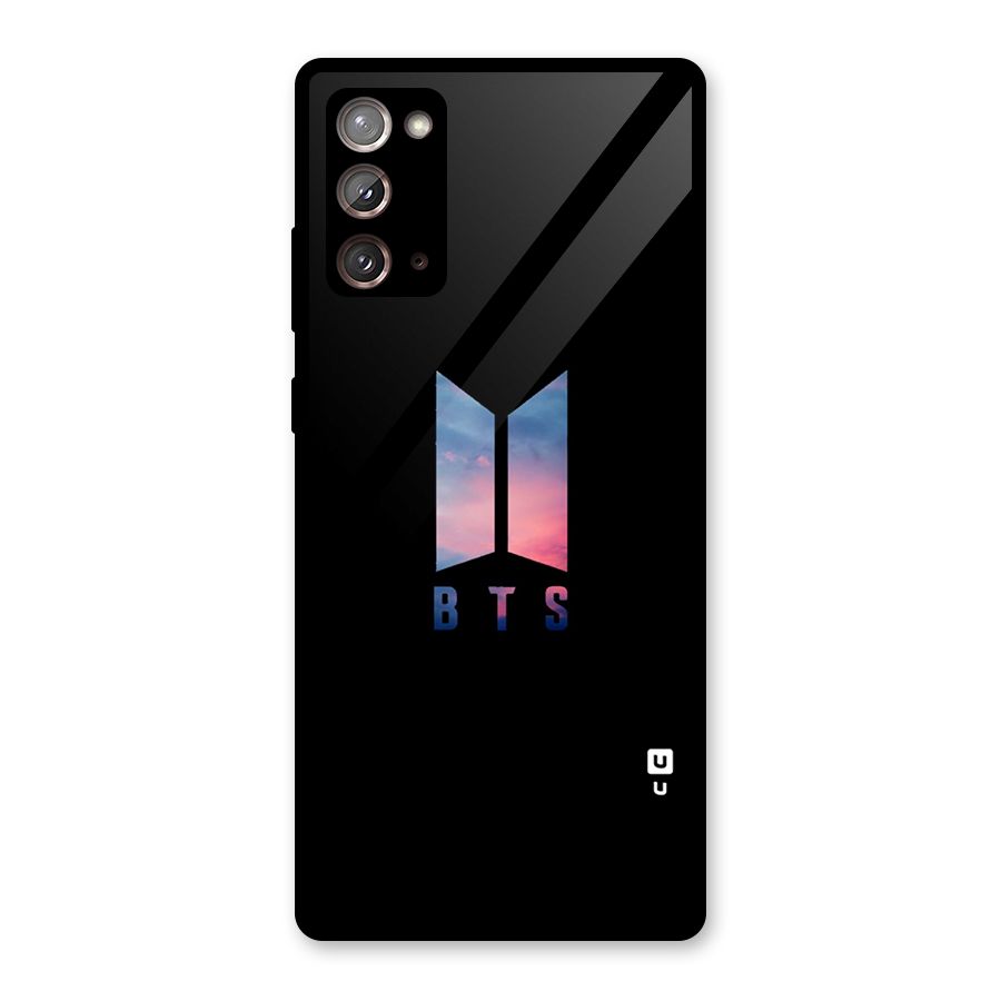 BTS Logo Sky Glass Back Case for Galaxy Note 20