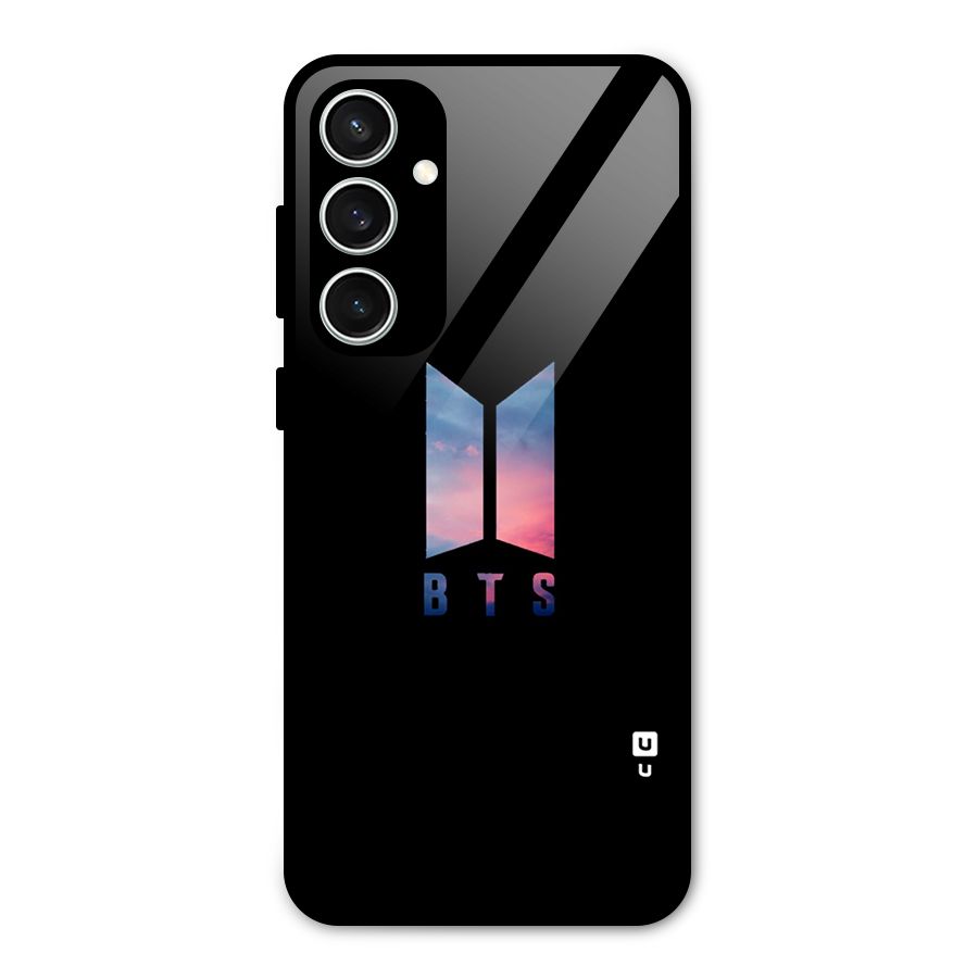 BTS Logo Sky Glass Back Case for Galaxy S23 FE