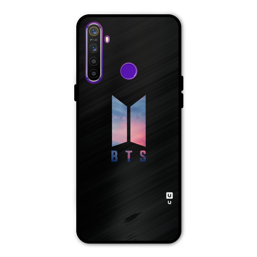 BTS Logo Sky Glass Back Case for Realme 5s