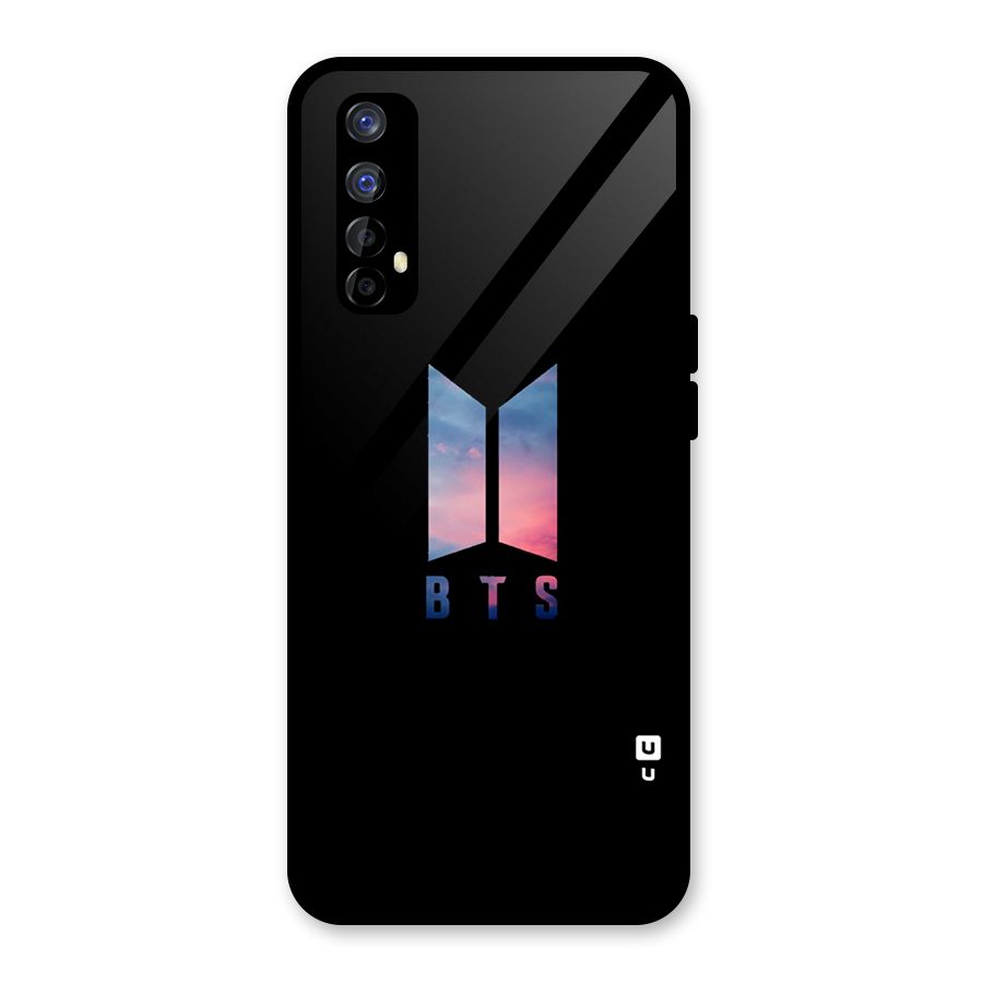 BTS Logo Sky Glass Back Case for Realme Narzo 20 Pro