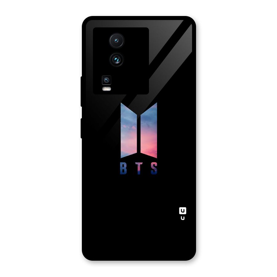 BTS Logo Sky Glass Back Case for Vivo iQOO Neo 7 Pro