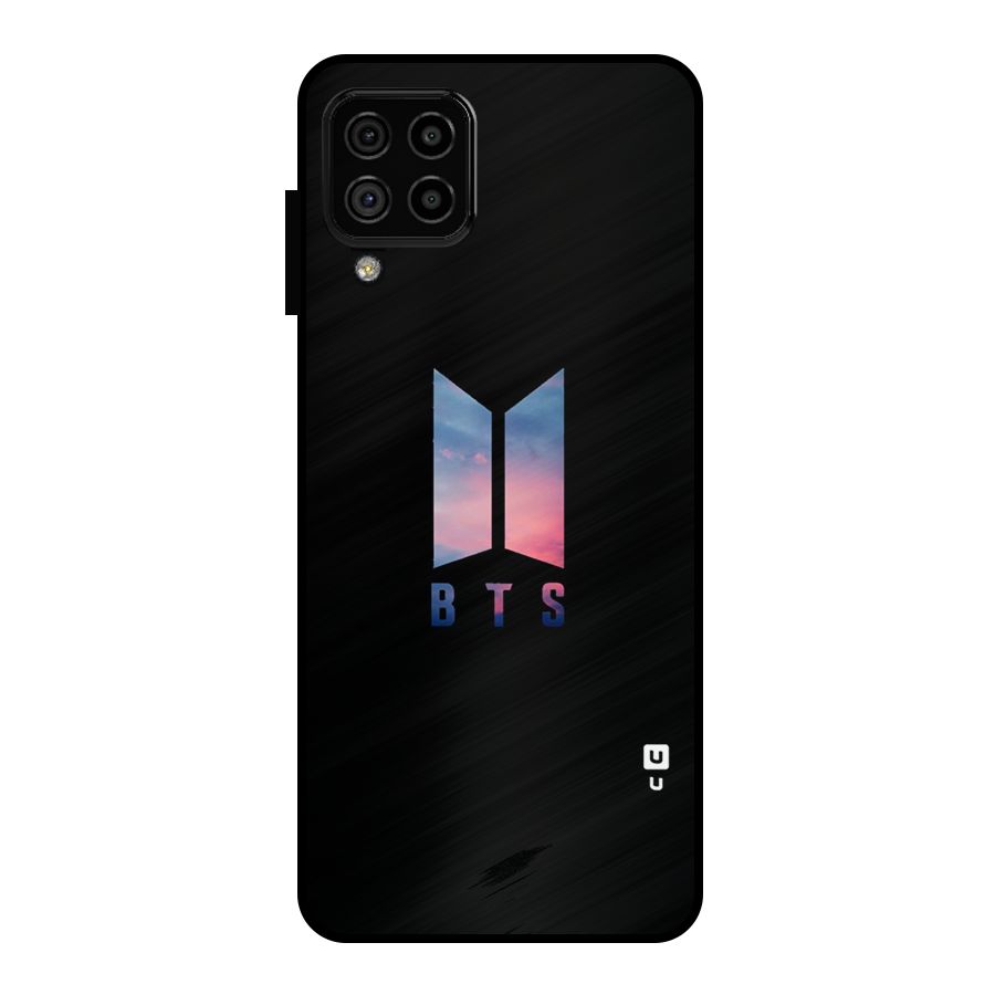 BTS Logo Sky Metal Back Case for Galaxy A22 4G