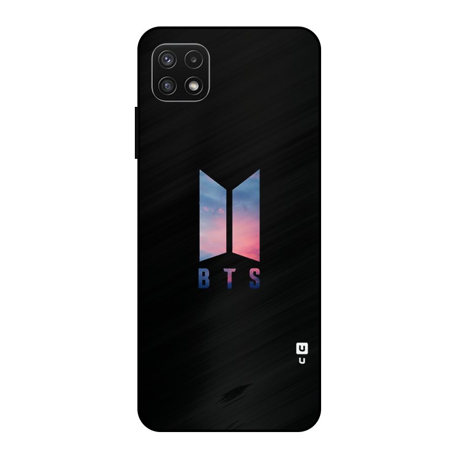 BTS Logo Sky Metal Back Case for Galaxy A22 5G