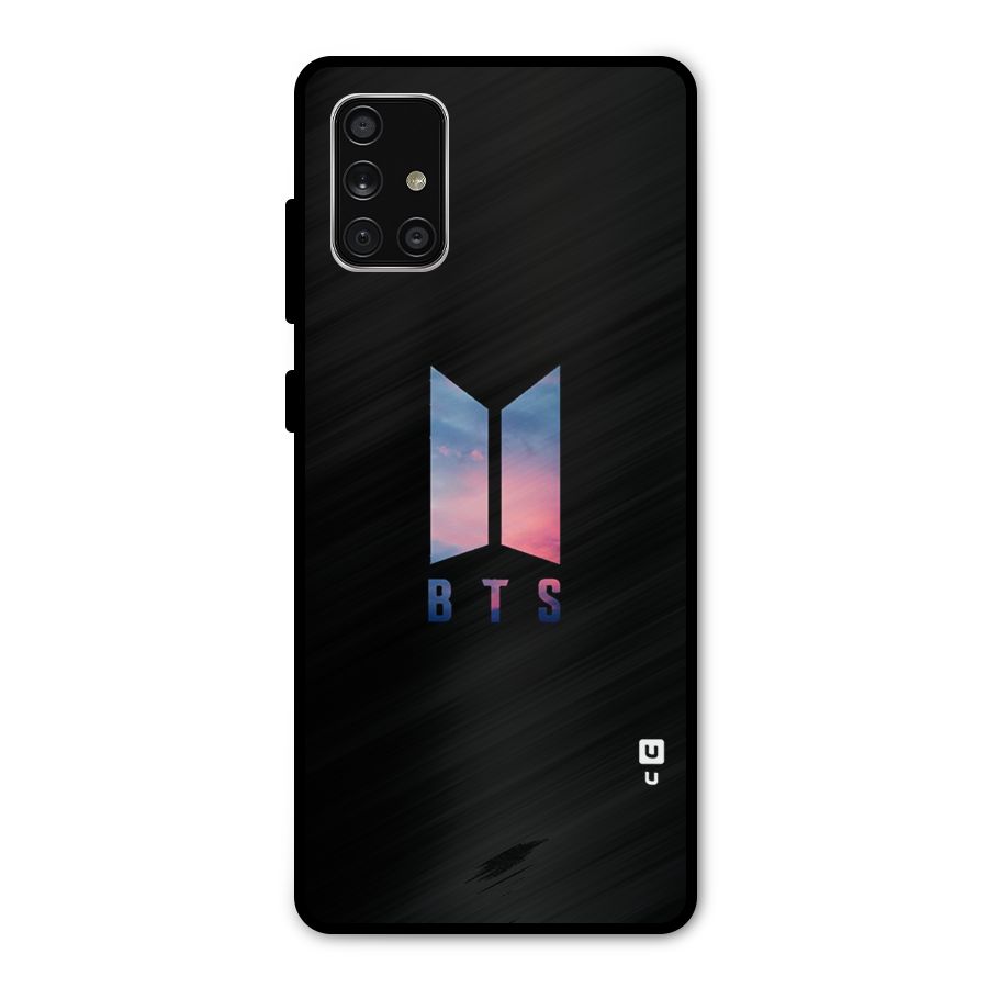 BTS Logo Sky Metal Back Case for Galaxy A71