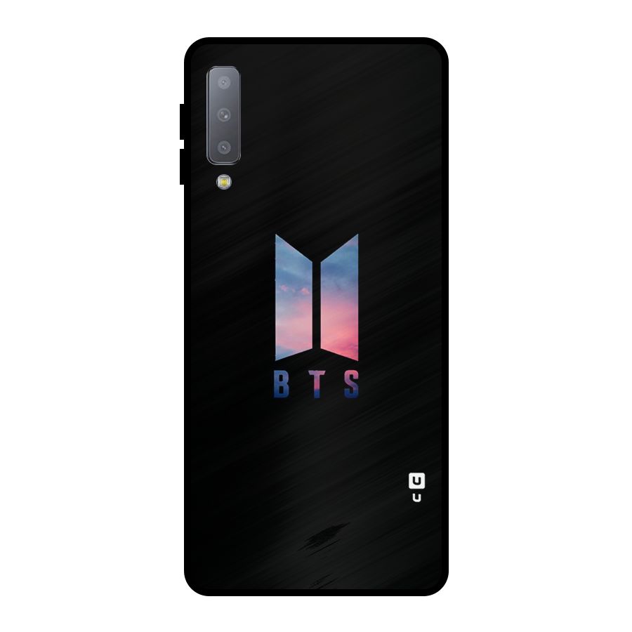 BTS Logo Sky Metal Back Case for Galaxy A7 (2018)