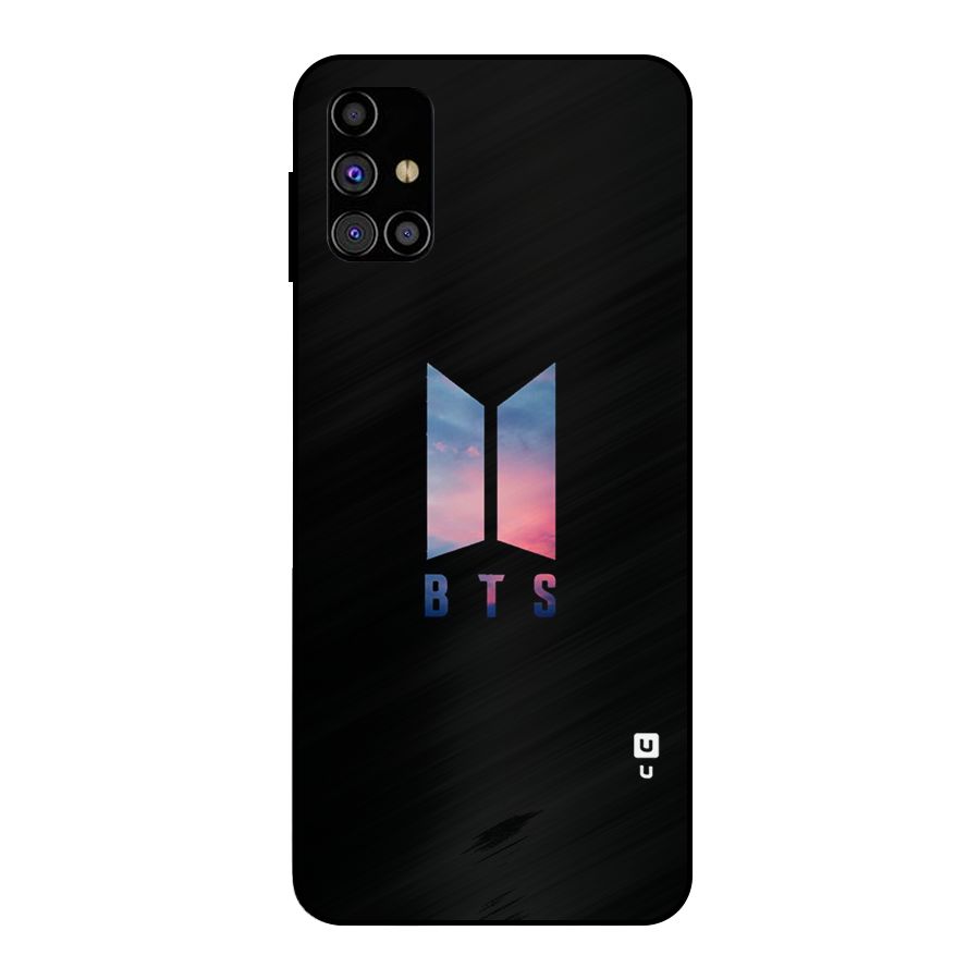 BTS Logo Sky Metal Back Case for Galaxy M31s